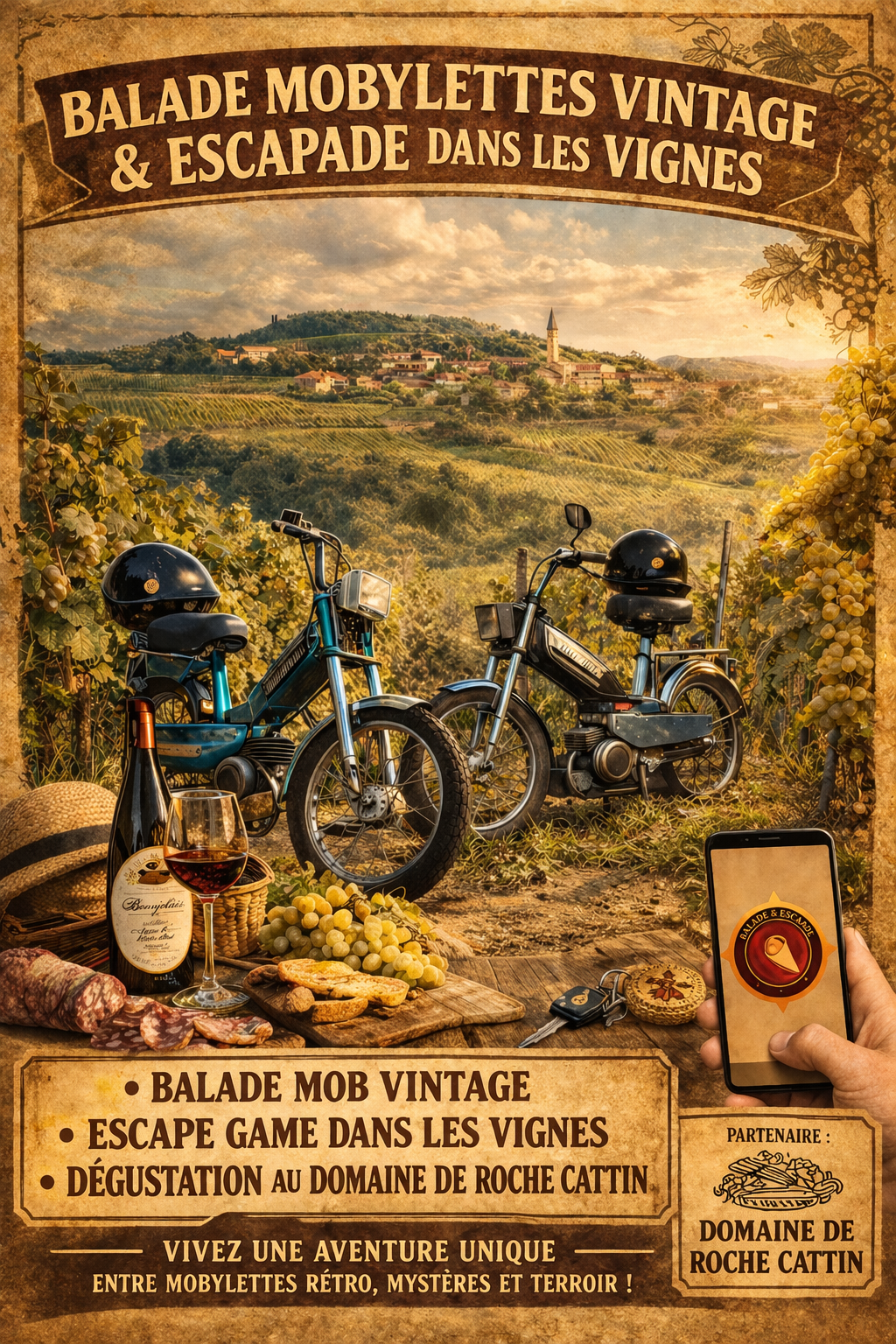 Location balade Mobylette Rhône