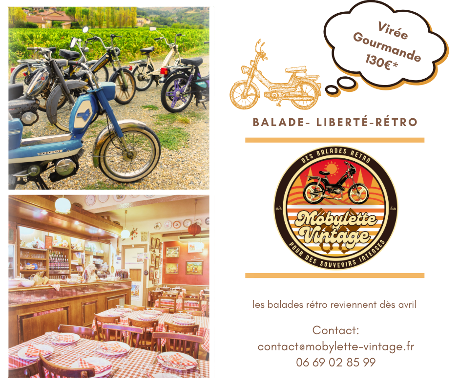 Location balade Mobylette Rhône